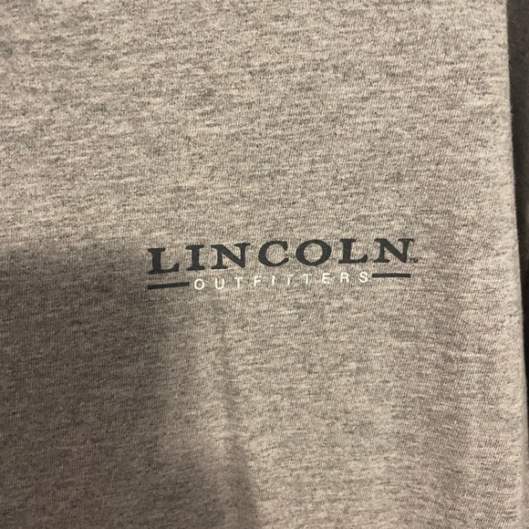 Lincoln Gray Short Sleeve Men's Tee - Picture 3 of 4